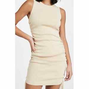 Lioness Cream Military Minds Cinch Sleeveless Crewneck Mini Dress‎ Size Small